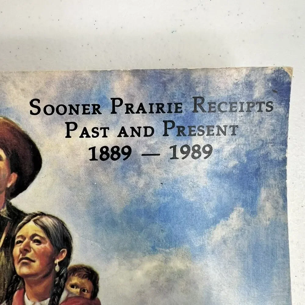 Vintage Sooner Prairie Receipts 1889-1989 Oklahoma Cookbook Softcover‎ History